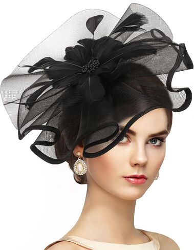 Christmas Fascinators Tea Headband - 2024 Green and Red Kentucky Derby Hats with Clip Elegant Fascinators Church Mesh Pillbox Hat with Flower and Feather for Halloween Women Christmas Party in Saudi Arabia