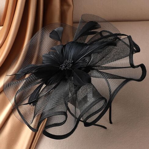 Christmas Fascinators Tea Headband - 2024 Green and Red Kentucky Derby Hats with Clip Elegant Fascinators Church Mesh Pillbox Hat with Flower and Feather for Halloween Women Christmas Party in Saudi Arabia