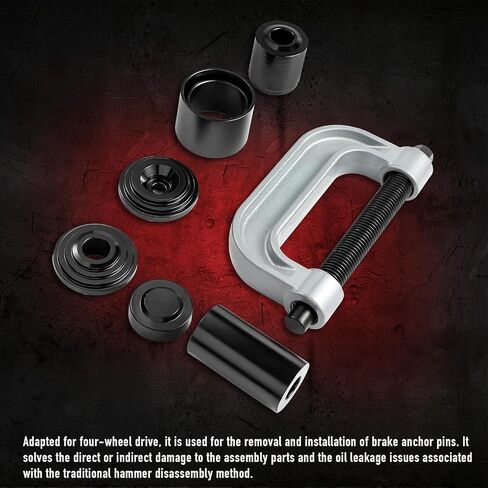 Ball Joint Press Kit, Heavy-Duty Ball Joint and U-Joint Removal Tool, Suitable for Ball Joint Removal on Most 2WD and 4WD Cars, Vans, and Light Trucks in Saudi Arabia