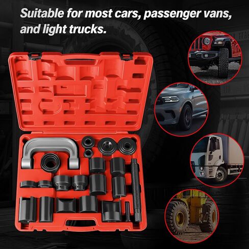 Ball Joint Press Kit, Heavy-Duty Ball Joint and U-Joint Removal Tool, Suitable for Ball Joint Removal on Most 2WD and 4WD Cars, Vans, and Light Trucks in Saudi Arabia