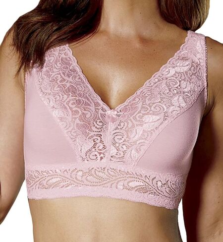 Valmont Women's Plus Size Lacy Leisure Bra Style (Back Hook) in Saudi Arabia