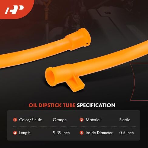 A-Premium Engine Oil Dipstick Tube Compatible with Volkswagen Jetta 1999-2005 2011-2018, Jetta City 2007-2009, Golf 1999-2006, Golf City 2007-2010, Beetle 1998-2005, 2.0L in Saudi Arabia