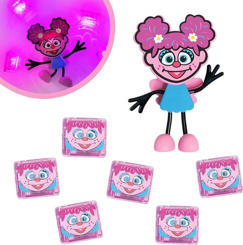 Glo Pals x Sesame Street Elmo Water-Activated Bath Toy with 6 Reusable Light-Up Cubes for Sensory Play in Saudi Arabia