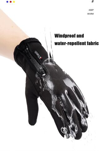 Winter Gloves for Men Women，Touch Screen, Waterproof, Non-Slip, Suitable for Cycling, Hiking, Running, Outdoor Sports in Saudi Arabia