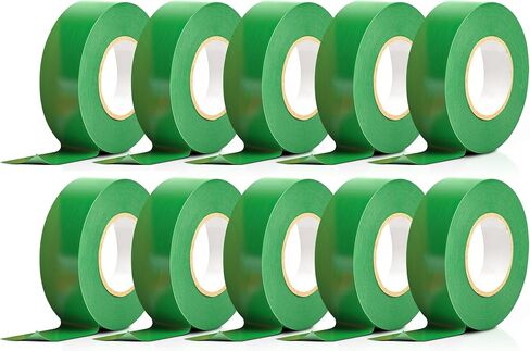 DYSMIO Electrical Tape Red Color - Professional Vinyl Waterproof Electrical Tape for Outdoor Use, Electric Repairs - Flame-Retardant & Weather-Proof - 7-mil Thick, 3/4" Wide, 60-ft Long - 10-Pack in Saudi Arabia
