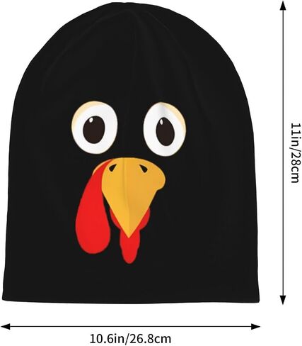 Thanksgiving Turkey Beanie Winter Hats Chemo Hat Cancer Headwear Knitted Hats Baggy Slouchy Skull Cap Nightcap for Men Women in Kuwait