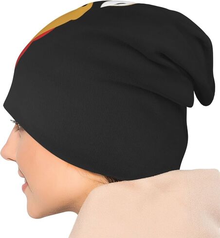 Thanksgiving Turkey Beanie Winter Hats Chemo Hat Cancer Headwear Knitted Hats Baggy Slouchy Skull Cap Nightcap for Men Women in Kuwait