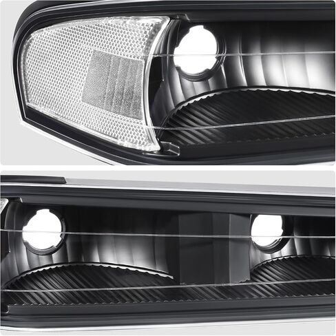 DNA MOTORING Pair of OE Style Headlights Compatible With 04-12 Colorado Canyon, Black/Clear/Clear, HL-OH-CCGC044P-BK-CL1 in Saudi Arabia