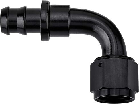 EVIL ENERGY 6AN 90 Degree Push Lock Hose Fitting End Black in Kuwait