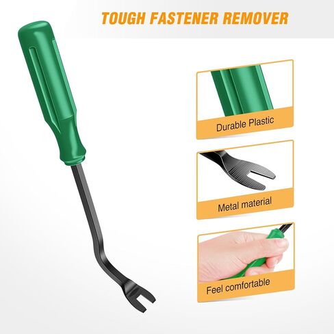 GOOACC 6PCS Auto Trim Removal Tool Kit No-Scratch Tool Kit for Car Audio Dash Panel Window Molding Fastener Remover Tool Kit-Yellow in Saudi Arabia