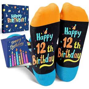HAPPYPOP 12th Birthday Gifts Years Old - Gifts for Kids Age 12 in Birthday Gift Box, 12 Yr Old Gift Ideas, Presents for 12 Year Old Tween Boys Girls with Greeting Card