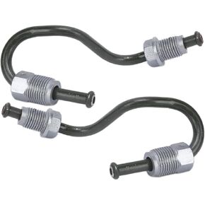 Aramox 2PCS Rear Brake Line Left and Right Brake Oil Hose 1K0611763E 1K0611763F Replacement for Convertible