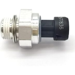 1 PC Automotive Engine Oil Pressure Sensor, Standard 3 Pin Sensor Switch, Metal + Plastic Heat Resistant Replacement Parts 12616646 12677836 D1846A, Compatible with Buick Chevrolet (Silver)