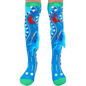 Crazy Socks for Boys Sharks knee-high Socks Funny Socks Boys Cool Novelty Silly Socks Gifts for Kids