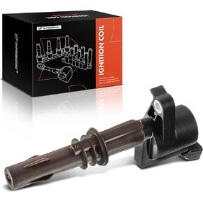 A-Premium Ignition Coil Compatible with Ford, Lincoln & Mercury Vehicles - 4.6L 5.4L 6.8L 7.3L - Expedition 2008-2014, Explorer 2008-2010, F-150 2007-2010, F-Series 2008-2019, Navigator 2008-2014