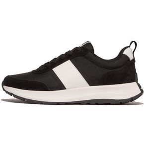 FitFlop F-Mode Flow Mens Fabric/Suede/Leather Sneakers