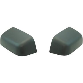 Trail Ridge Rounded Mirror Cap Textured Black Clip-In Pair Set Compatible with 2015-2019 Ford F-150