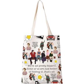 XYANFA 80’s Breakfast Movie Tote Bag We'Re All Pretty Bizarre Club Musical Fans Gift Movie Handbag
