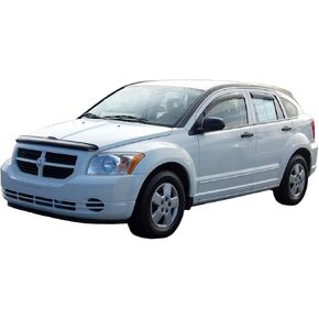 Auto Ventshade [AVS] In-Channel Ventvisor / Window Deflectors | Fits 2007 - 2012 Dodge Caliber, 4 pcs. | Smoke - 194323