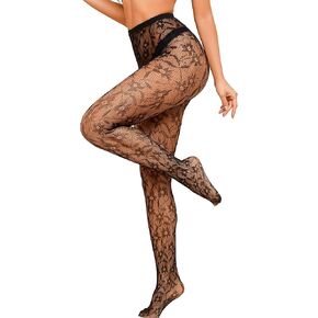 Lace Tights for Women Lace Stockings Fishnets Stockings Leggings Floral Pantyhos