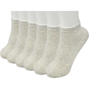 Glory Max 6 Pairs Women Cotton Thin Ankle Low Cut Lightweight Casual Socks in Kuwait