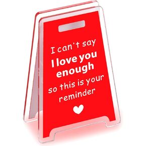 Valentine's Day Gifts Anniversary Birthday Gifts for Her Him Couples Romantic Gifts I Love You Sign Sweetest Day Gifts for Girlfriend Boyfriend Gifts Practical Women Wedding Gifts Love Sign Decoration