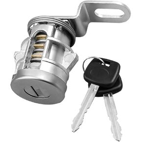 Rear Tailgate Door Lock Cylinder Fit for Toyota Tundra 2007-2013 Replace 69055-0C010 Trunk Lock with Key
