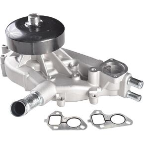 AW5104 Professional Water Pump with Gasket Compatible with 2002-2006 CHEVROLET AVALANCHE 2003-2006 GMC SAVANA 1500 2500 2003-2006 ISUZU ASCENDER 4.8L 5.3L 6.0L