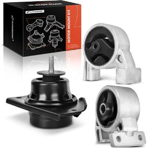 A-Premium 3PCS Front Rear Engine Motor Mount Set Compatible with Hyundai Accent & Kia Rio Rio5 2006 2007 2008 2009 2010 2011, L4 1.6L Petrol, Replace# 218101E000, 218101G000