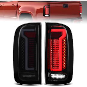 مجموعة مصابيح الذيل متوافقة مع 2015-2022 Chevy Colorado 15 16 17 18 19 20 21 22 Chevy Colorado Factory Style استبدال مصباح الفرامل الخلفية (الجانب الأيسر)