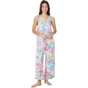 Tommy Bahama Sleeveless Cropped PJ Set Tropical Garden MD