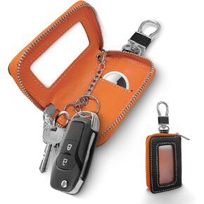 Sosolong Universal Key Fob Cover,Car Key Case,Key Fob Protector,Leather Car Smart Keychain Holder