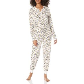 Cosabella Women's Ski Trip Long Sleeve Top and Jogger Set