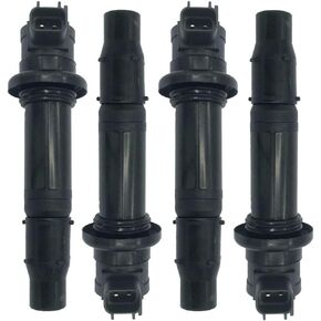 F6T558 4pcs Set Ignition Coils Replacement for Yamaha 2006-2014 FZ1 2015 FZS1 2009-2016 Vmax 1700 2002-2006 YZF-R1 2003-2007 YZF-R6 2006-2009 YZF-R6S Replaces#5VY-82310-00-00