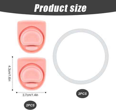 4pcs Bottle Seal Ring & Replacement Stopper for Owala FreeSip 16oz 19oz 24oz 32oz 40oz, Silicone O Ring Water Bottle Lid Parts, Cap Mouth Plug Gasket Accessories, BPA-Free (Black, White) in Saudi Arabia