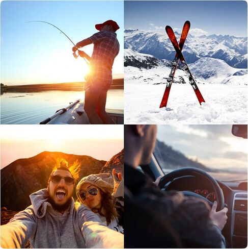Polarized Clip On Flip Up UV Protection and Anti-Glare Outdoor Sunglasses for Prescription Glasses in Saudi Arabia