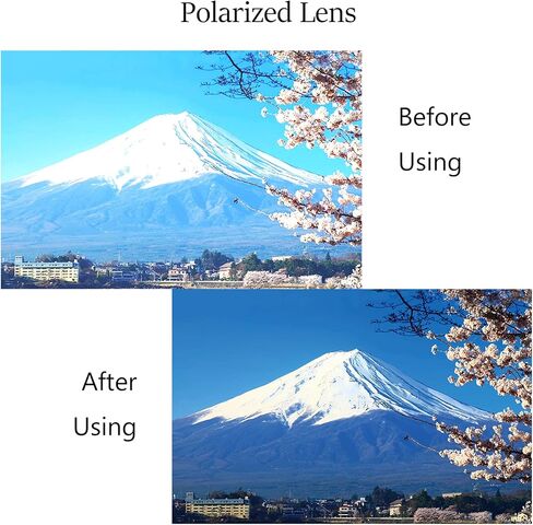 Polarized Clip On Flip Up UV Protection and Anti-Glare Outdoor Sunglasses for Prescription Glasses in Saudi Arabia