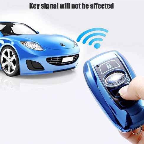 Soft TPU Protector Key Fob Cover Case fit for Subaru Impreza Crosstrek 2020 Forester Ascent XV WRX BRZ Keyless Entry Key Fob (Red) in Saudi Arabia