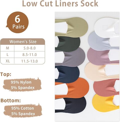 Caudblor Thin No Show Socks Low Cut Liner in Saudi Arabia