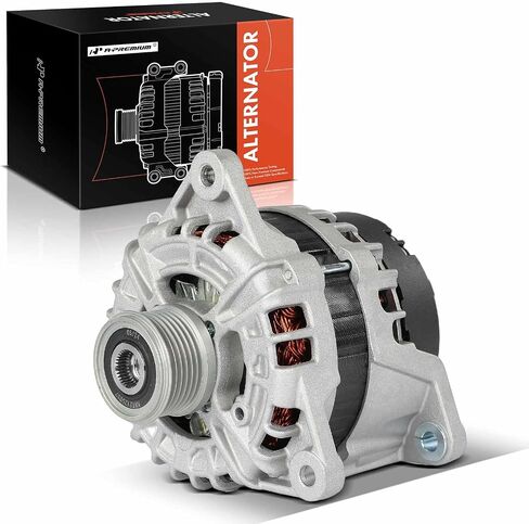 مولد كهربائي ممتاز متوافق مع Ram ProMaster 1500 2014-2016 3.0L، ProMaster 2500 2014-2016 3.0L، ProMaster 3500 2014-2016 3.0L، 12V 220A 6-Groove Clutch Pulley في اتجاه عقارب الساعة، استبدال # 68261783AA in Saudi Arabia