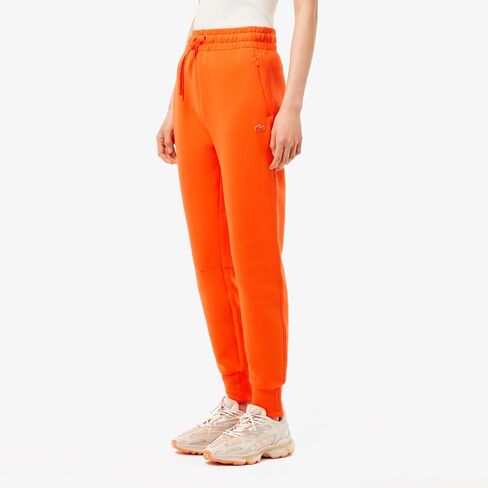 Lacoste Women's Fleece Cotton Tapered Track Pants in Saudi Arabia