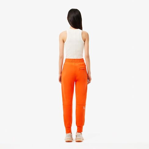 Lacoste Women's Fleece Cotton Tapered Track Pants in Saudi Arabia
