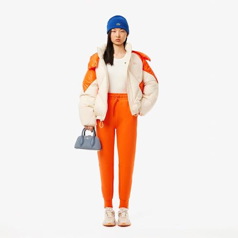 Lacoste Women's Fleece Cotton Tapered Track Pants in Saudi Arabia