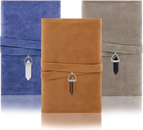 Knana 6Pcs Tarot Card Holder Velvet Tarot Card Bag with Pendulum Crystal Tarot Bags and Pouches Tarot Card Storage Tarot Accessories - Pink, Blue and Green in Saudi Arabia