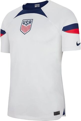 Nike USA Home Men's Authentic World Cup Soccer Jersey 22/23 (as1, Alpha, s, Regular, Regular) White in Saudi Arabia