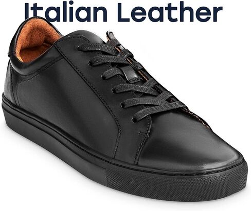 Dunross & Sons Mens Sneakers. Fashion Sneakers. Lace-Up Or Slip-On Mens Casual Shoes. Comfortable Leather Shoes. in Saudi Arabia