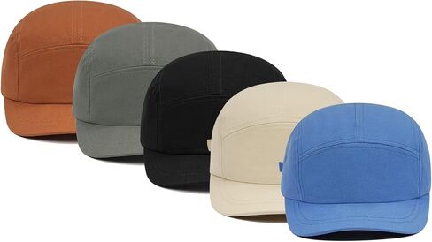 Clakllie Short Brim Baseball Fitted Cap Fashion 5 Panel Camp Caps Low Profile Dad Hat Snapback Hip Hop Cap Trucker Hats in Kuwait