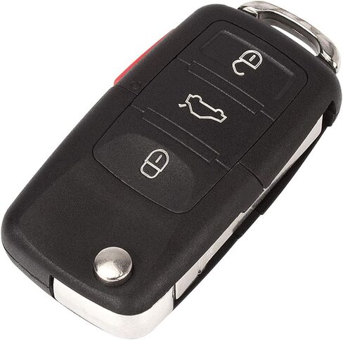 Replacement Flip Remote Entry Key Fob Case for VW Volkswagen Jetta Passat Golf Beetle Rabbit GTI CC EOS Key Fob Cover No Chips in Saudi Arabia