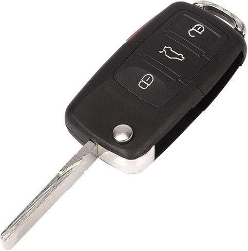 Replacement Flip Remote Entry Key Fob Case for VW Volkswagen Jetta Passat Golf Beetle Rabbit GTI CC EOS Key Fob Cover No Chips in Saudi Arabia