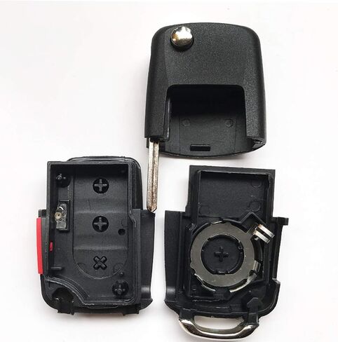 Replacement Flip Remote Entry Key Fob Case for VW Volkswagen Jetta Passat Golf Beetle Rabbit GTI CC EOS Key Fob Cover No Chips in Saudi Arabia
